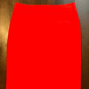 Ann Taylor Red pencil skirt